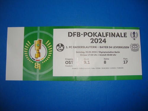 2024 ticket dfb pokalfinale - 2024,