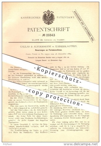 Original patent gallas - original,