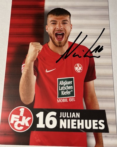 Julian niehues autogrammkarte - julian,