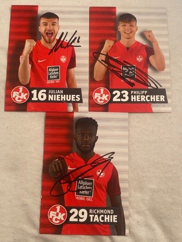 Autogrammkarten fc - 1,