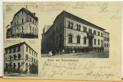 Postkarte gruß aus - postkarte, "