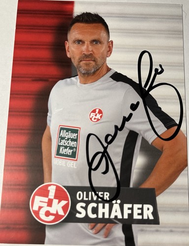 Oliver schäfer autogrammkarte - oliver,