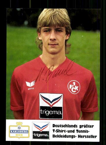 Mario basler autogrammkarte - mario,