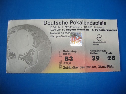 2003 ticket dfb - 2003, 1